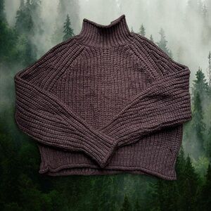 H&M Dark Brown Knit Sweater